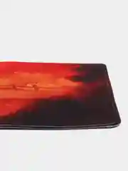 Красный коврик для мыши и клавиатуры "Танки", 800 х 300 мм