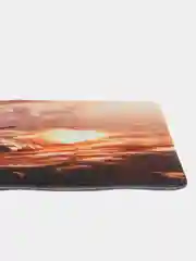 Голубой коврик для мыши и клавиатуры "Танки", 800 х 300 мм