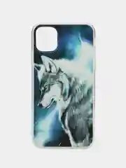 Чехол для Apple iPhone силиконовый "Волк", разные модели