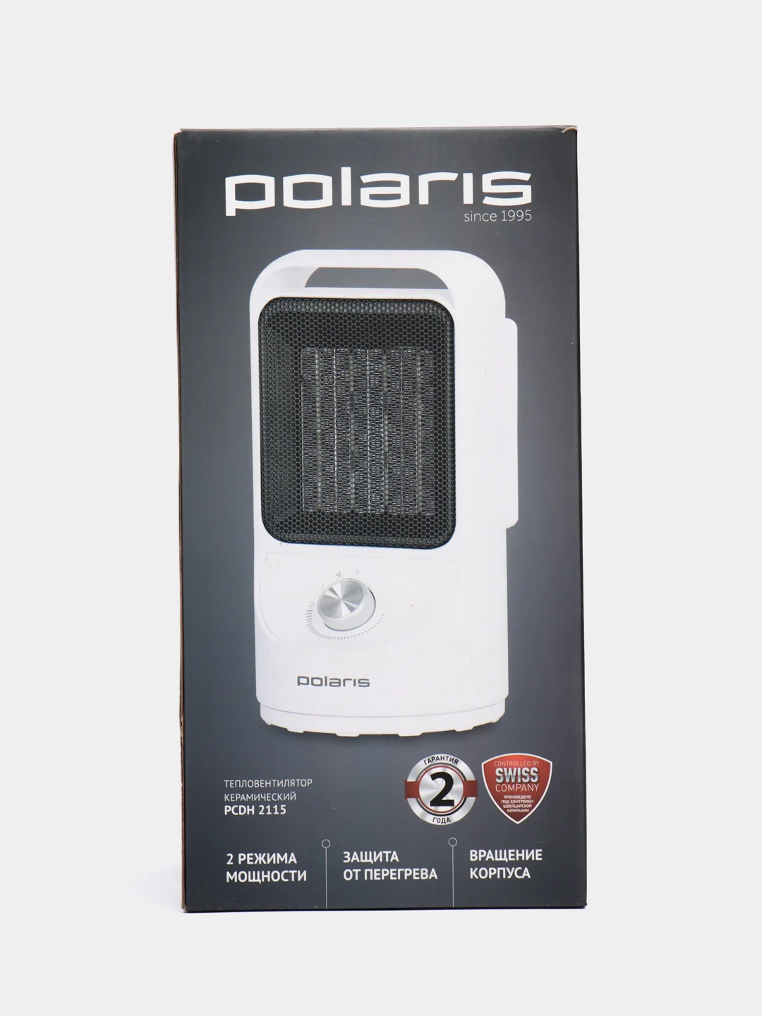 Настольный керамический обогреватель Polaris PCDH 2115, белый