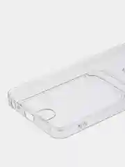Прозрачный чехол для Tecno Spark Go 2023, Pop 7, 7 Pro, Smart 7, прозрачный, с карманом для карты