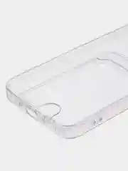 Лавандовый чехол для Samsung Galaxy A54 / Самсунг Галакси А54, прозрачный, с карманом для карты