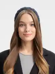 Морской вязаный ободок