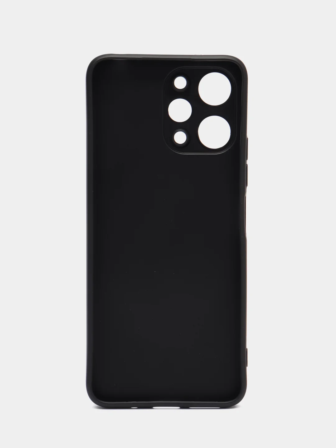 Черный чехол для Xiaomi Redmi 12 / Сяоми Редми 12, силиконовый, матовый, черный