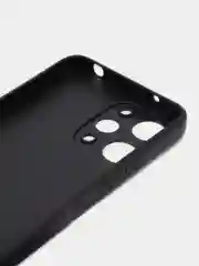 Черный чехол для Xiaomi Redmi 12 / Сяоми Редми 12, силиконовый, матовый, черный