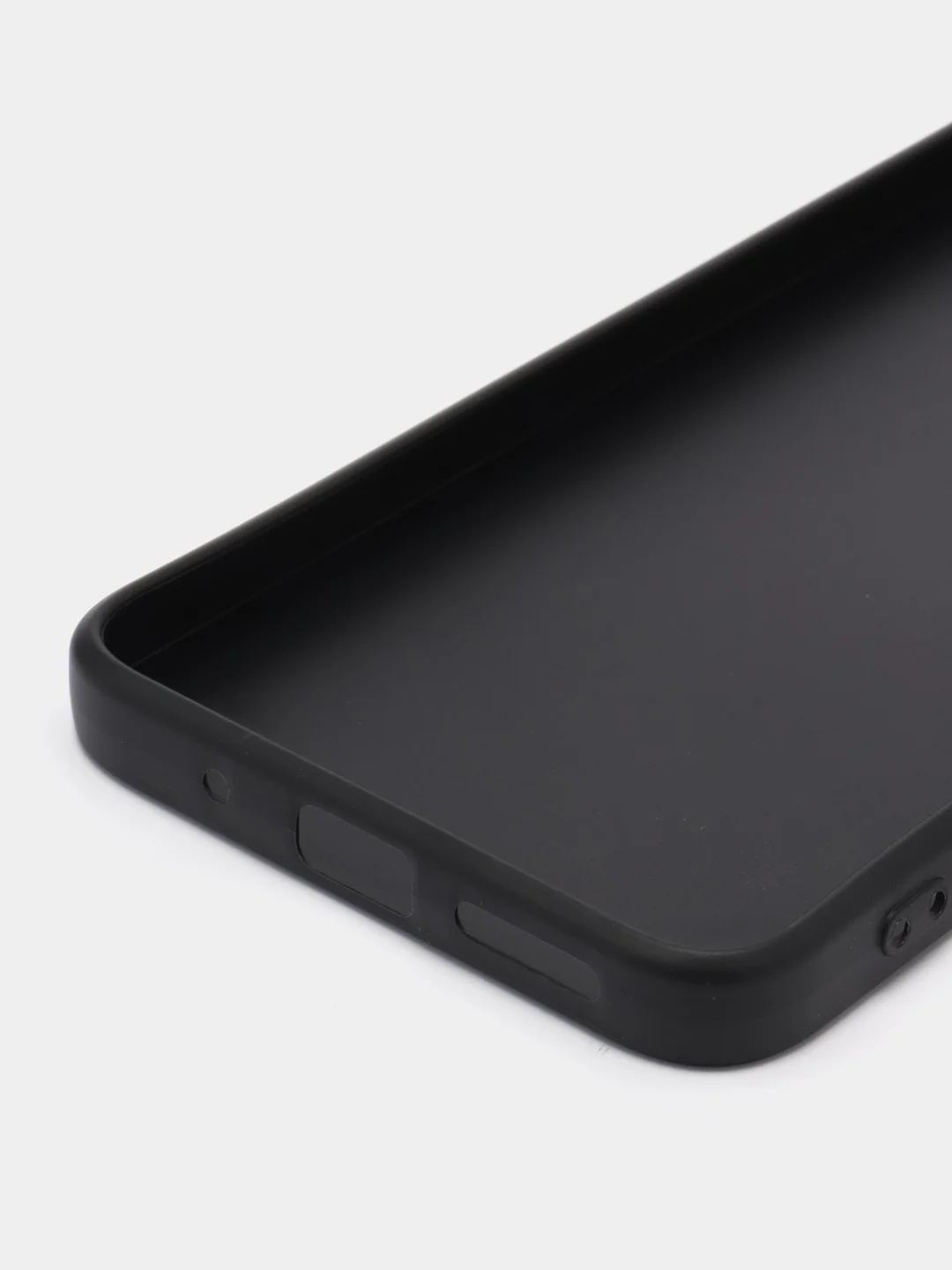 Черный чехол для Xiaomi Redmi 12 / Сяоми Редми 12, силиконовый, матовый, черный