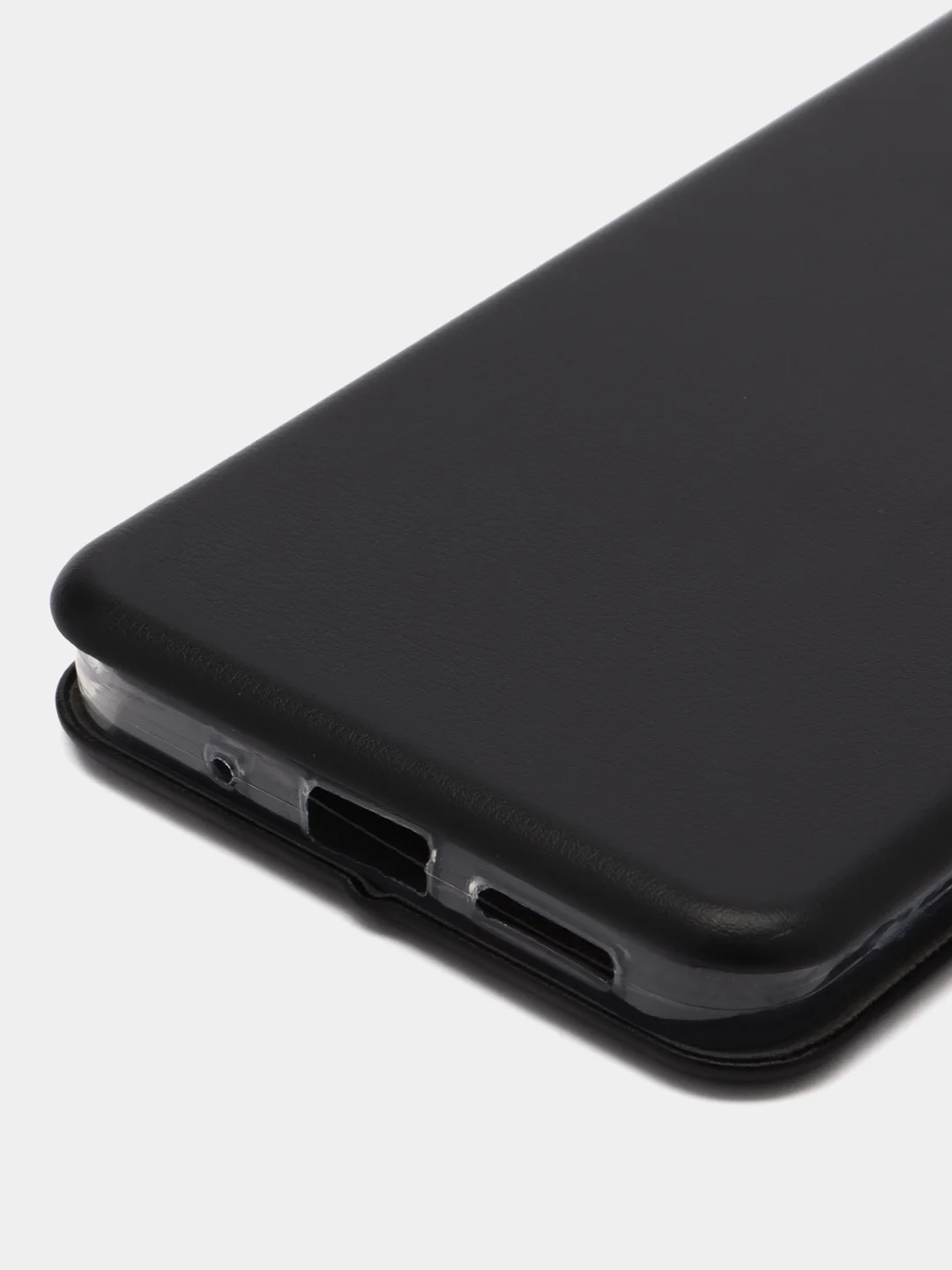 Черный чехол-книжка для Xiaomi Redmi 12, Сяоми Редми 12