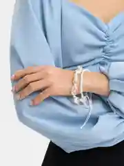 Белый браслет на руку, женский