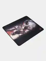 Черный игровой коврик для мыши Defender Cerberus XXL 400x355x3 мм, ткань + резина