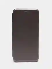 Серебряный чехол книжка на Xiaomi Redmi Note 8 Pro (Сяоми Редми Нот 8 Про)