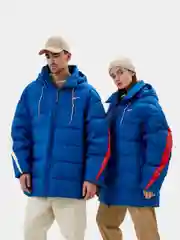 Синий куртка мужская REEBOK HG8933 VECTOR LONG DOWN JACKET