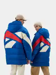 Синий куртка мужская REEBOK HG8933 VECTOR LONG DOWN JACKET