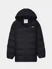 Черный пуховик мужской REEBOK HH8368 VECTOR LONG DOWN JACKET