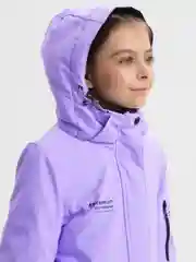 Лавандовый горнолыжный зимний комбинезон для девочек