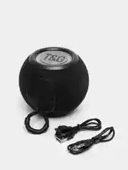 Черный портативная Bluetooth-колонка TG 337, светомузыка, беспроводная
