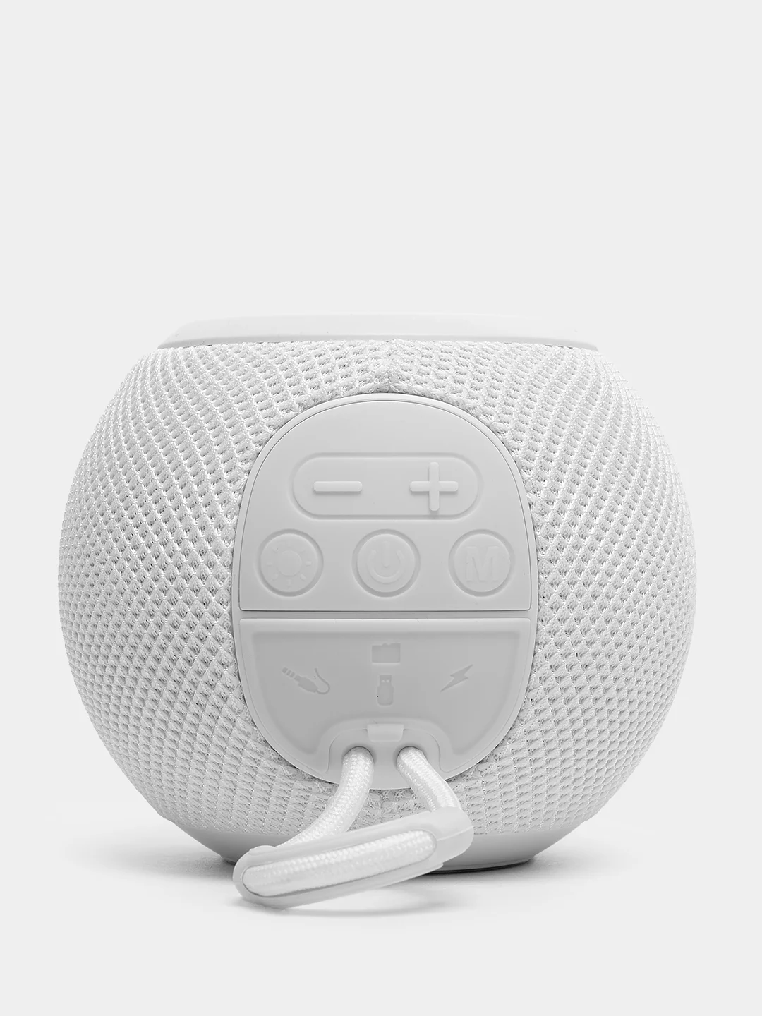 Белый портативная Bluetooth-колонка TG 337, светомузыка, беспроводная