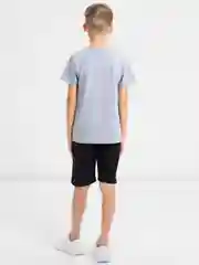 Светло-синий комплект, костюм для мальчика футболка, шорты, Bonito kids