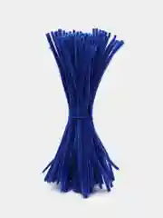 Синий синельная проволока, 100 штук