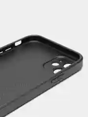 Хром чехол силиконовый для iPhone 11, со стеклянной панелью, с защитой для камеры
