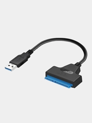 Кабель-переходник адаптер SATA-USB 3.0 для SSD HDD поддержка 2,5 дисков