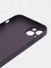 Индиго чехол силиконовый для iPhone 7 / 8 / 11 / 12 / 13 / 14 / Plus / Pro Max, со стеклянной панелью