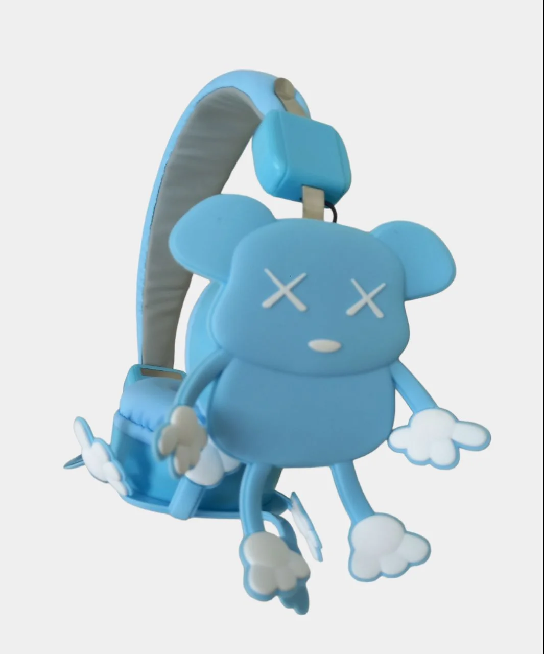 Голубой беспроводные наушники KAWS