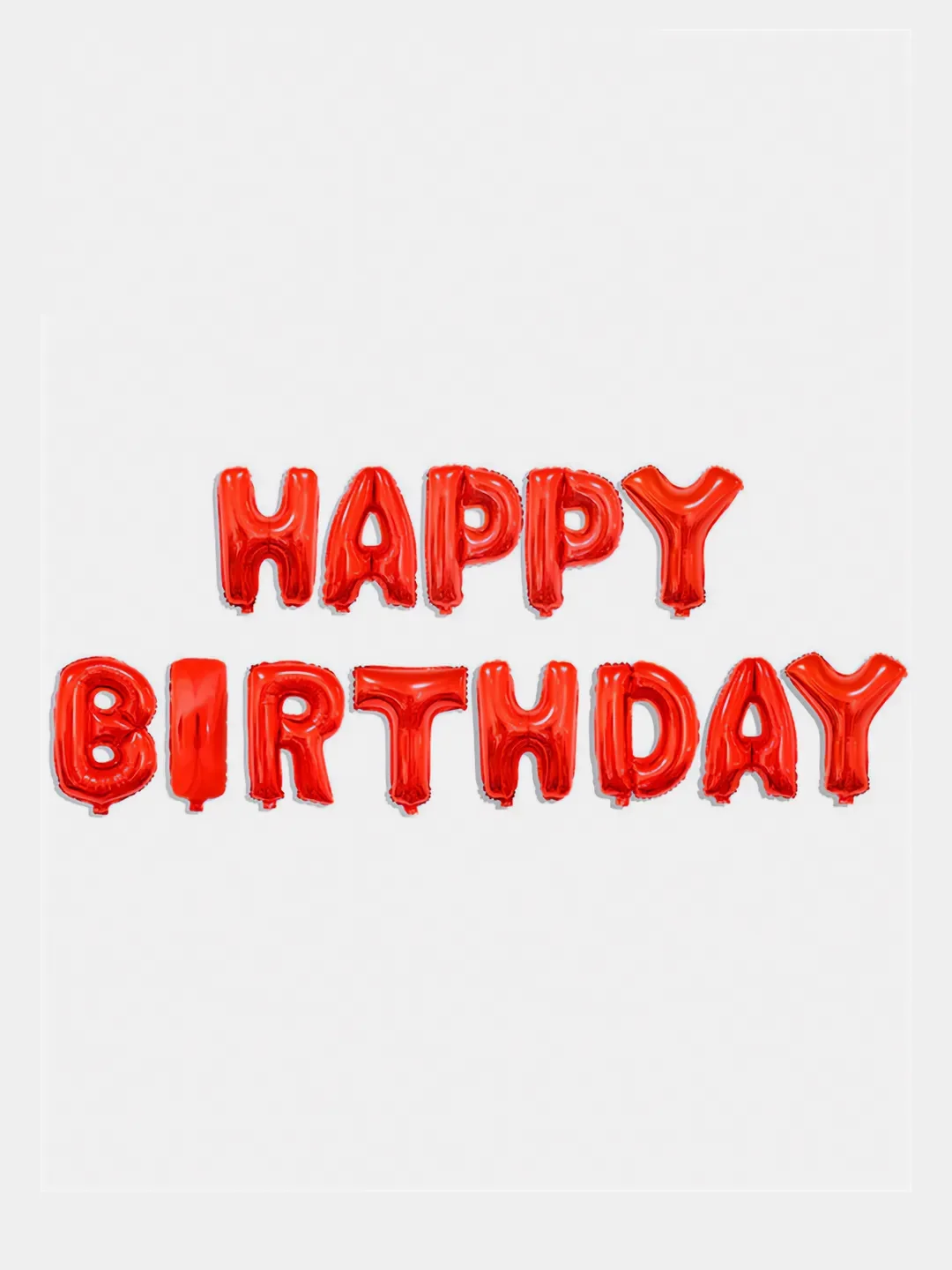 Красный набор воздушных шаров гирлянда "Happy Birthday"