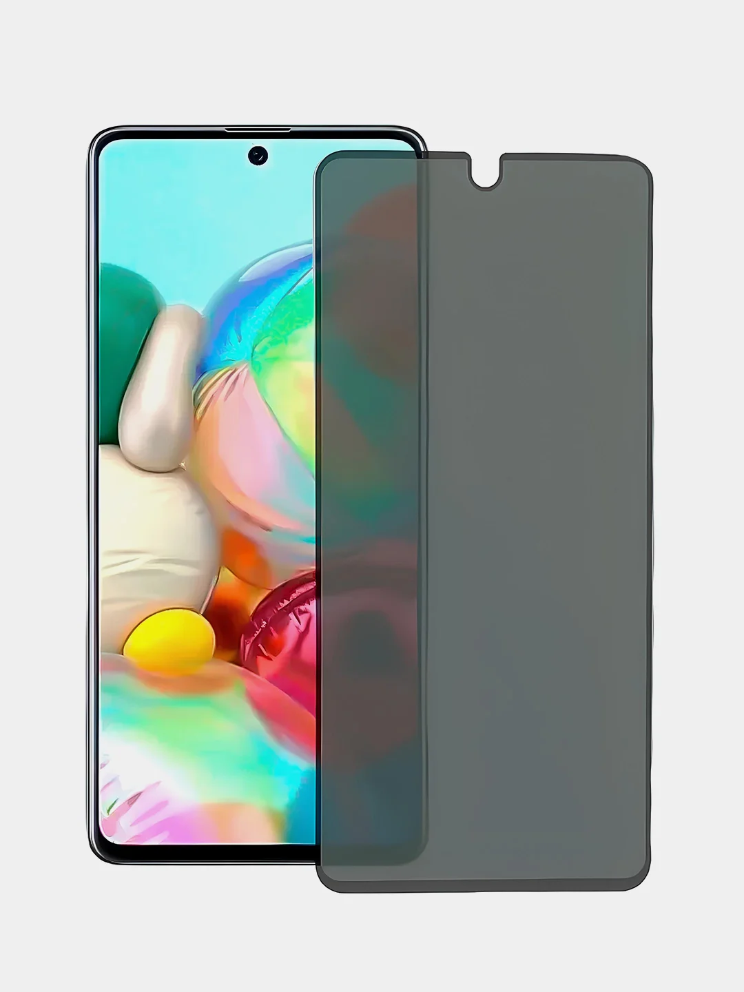 Угольный защитное стекло антишпион Samsung Galaxy A51 / A52 / A52s / A53 / M31s / S20 FE