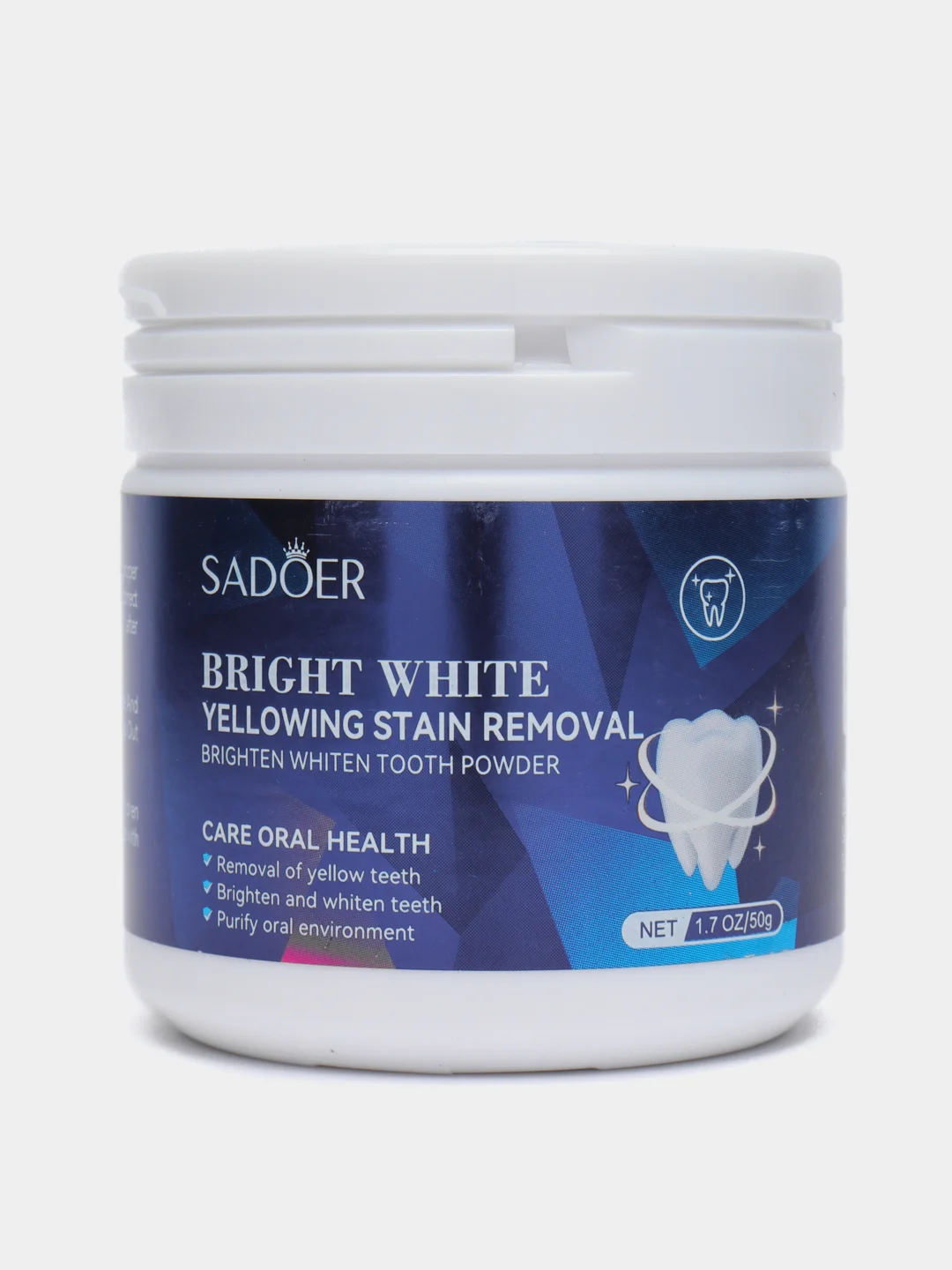 Зубной порошок отбеливающий, "SADOER Brighten Whiten" 50 гр,зубная паста
