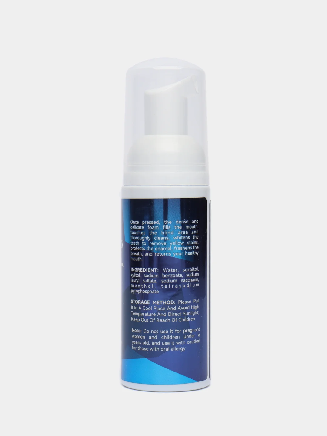 Белый отбеливающий мусс для зубов "Sadoer Brighten Whiten" , зубная паста, 220 г