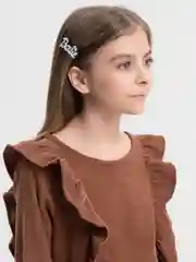 Черный заколка для волос Barbie, розовая, черная с надписью Барби, зажим для укладки