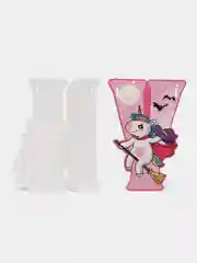 Розовый гирлянда на ленте  на Хэллоуин "Happy Halloween"