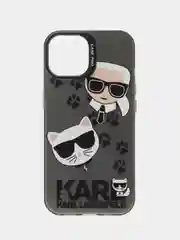 Хром чехол для iPhone 11, 13, 14, 15, Pro, Max, чехол на айфон силиконовый с принтом KAWS, Karl