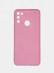 Розовый чехол силиконовый Huawei Honor 9A (Хуавей Хонор 9А), цветной, матовый