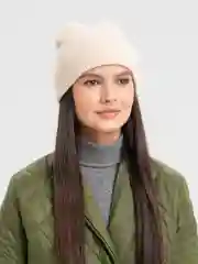 Бежевый шапка женская, мужская