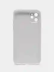Мятный чехол силиконовый для iPhone 11, со стеклянной панелью, с защитой для камеры