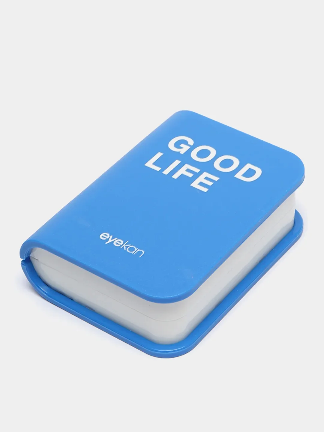Синий дорожный набор для контактных линз, пинцет и контейнер "Good life"