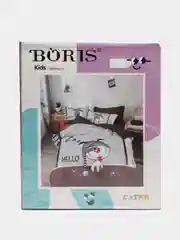Коричневый boris kids Детское постельное белье 1,5 сп, 50 х 70, хлопок 100%