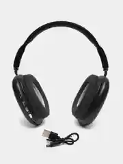 Черный беспроводные Bluetooth-наушники, беспроводная гарнитура P9, полноразмерные, с микрофоном