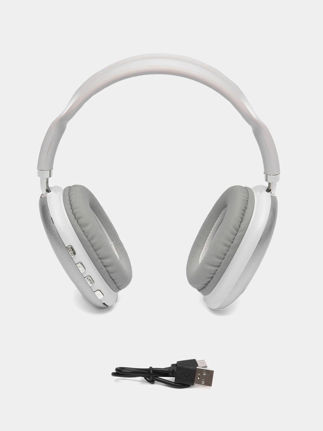 Серебряный беспроводные Bluetooth-наушники, беспроводная гарнитура P9, полноразмерные, с микрофоном