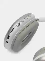 Серебряный беспроводные Bluetooth-наушники, беспроводная гарнитура P9, полноразмерные, с микрофоном