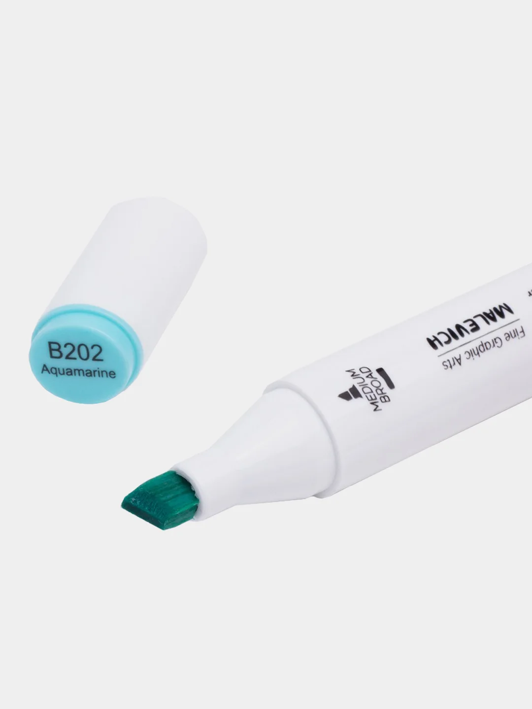 Маркер спиртовой Малевичъ GrafArt Brush, Оттенки синего, 1 шт