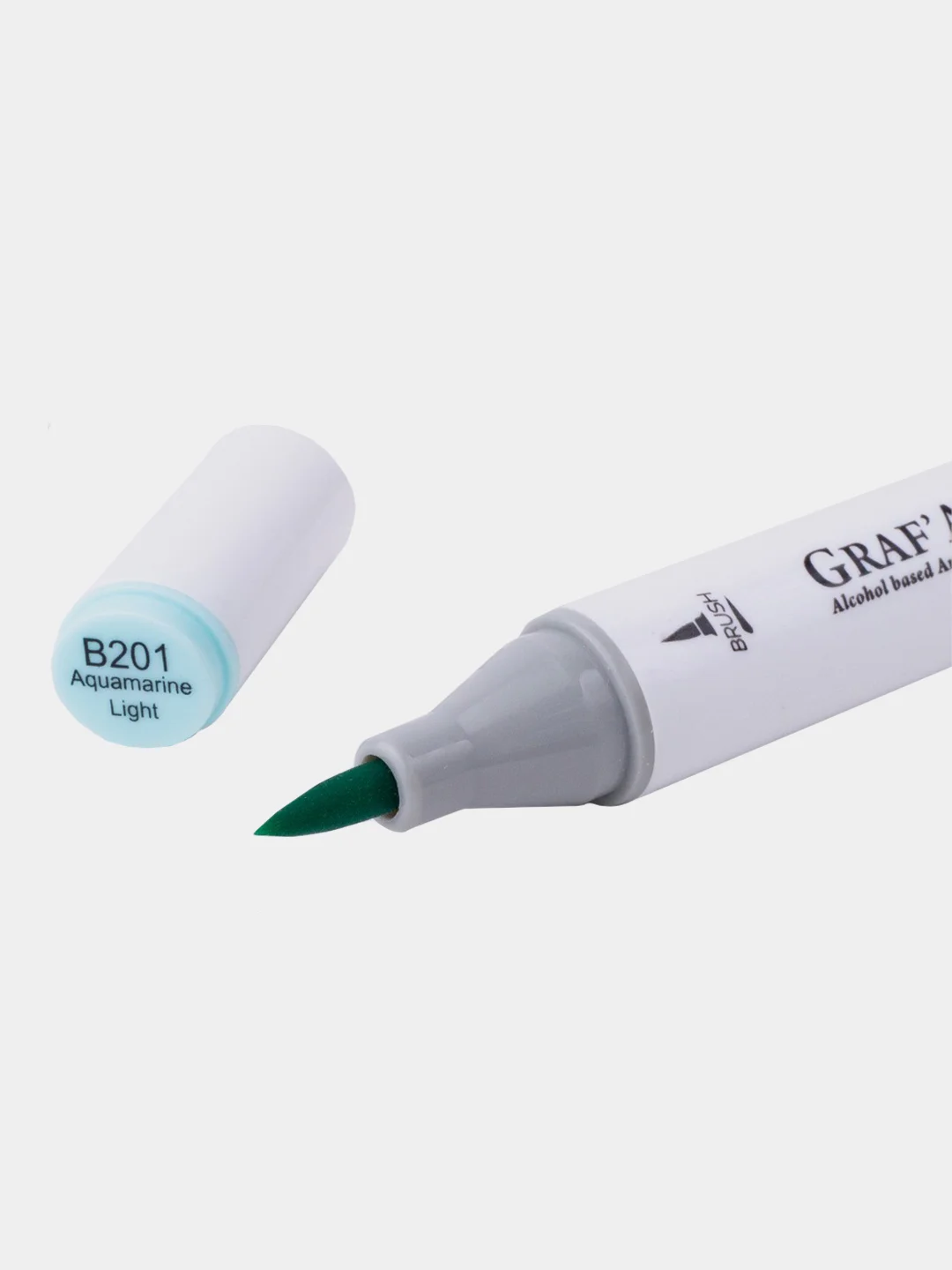 Маркер спиртовой Малевичъ GrafArt Brush, Оттенки синего, 1 шт