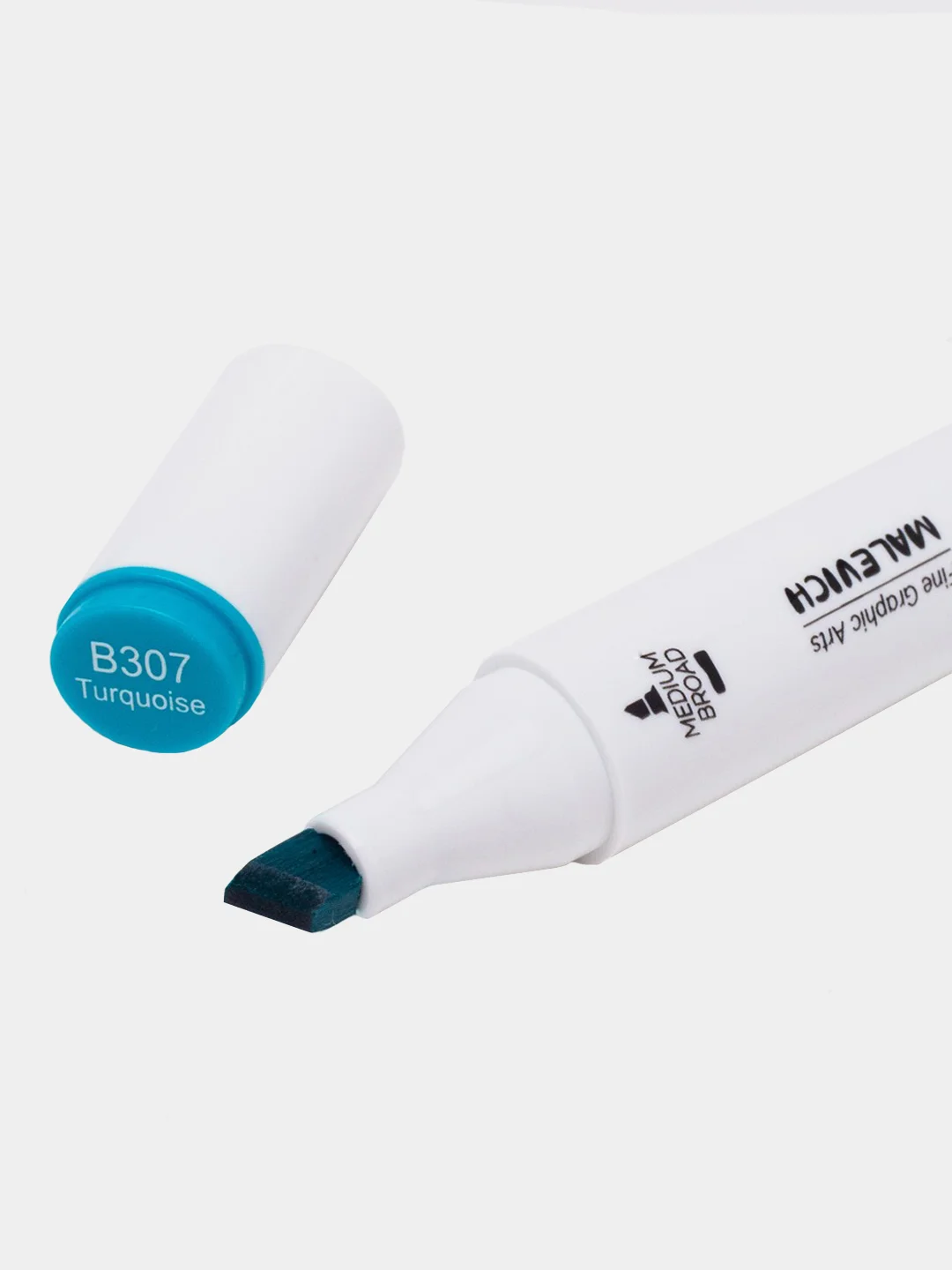 Маркер спиртовой Малевичъ GrafArt Brush, Оттенки синего, 1 шт
