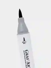 Маркер спиртовой Малевичъ GrafArt Brush, 1200 Черный, 1 шт