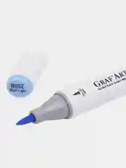 Маркер спиртовой Малевичъ GrafArt Brush, Оттенки синего, 1 шт