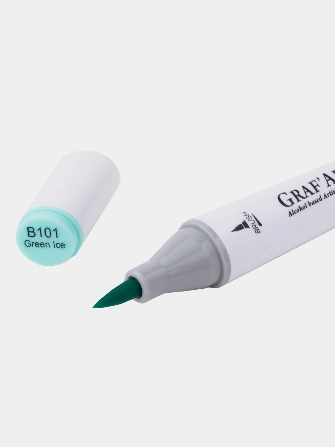 Маркер спиртовой Малевичъ GrafArt Brush, Оттенки синего, 1 шт
