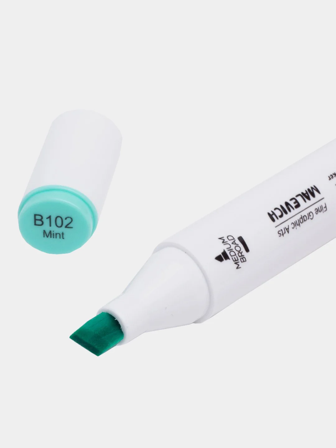 Маркер спиртовой Малевичъ GrafArt Brush, Оттенки синего, 1 шт