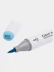 Маркер спиртовой Малевичъ GrafArt Brush, Оттенки синего, 1 шт