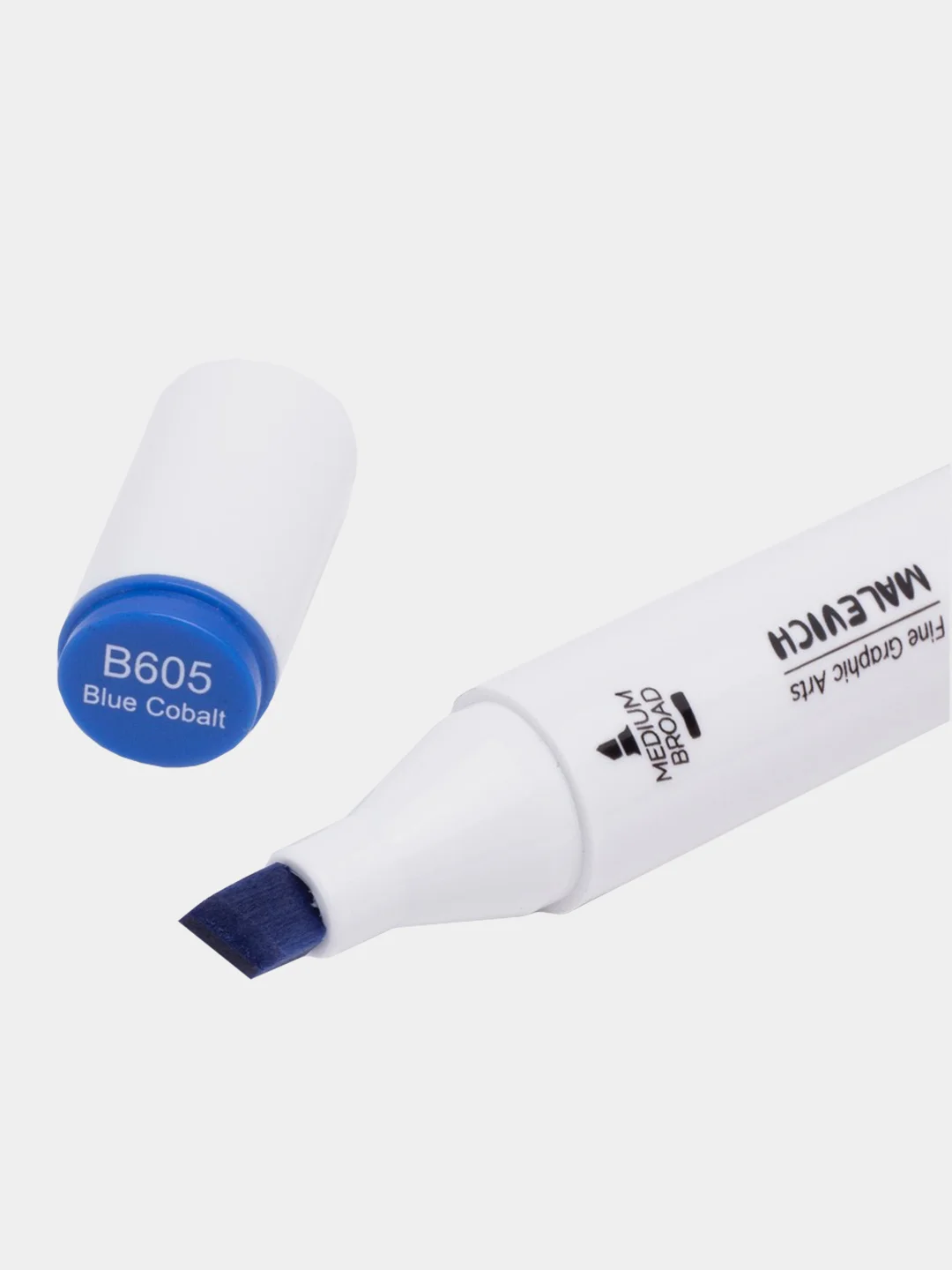 Маркер спиртовой Малевичъ GrafArt Brush, Оттенки синего, 1 шт